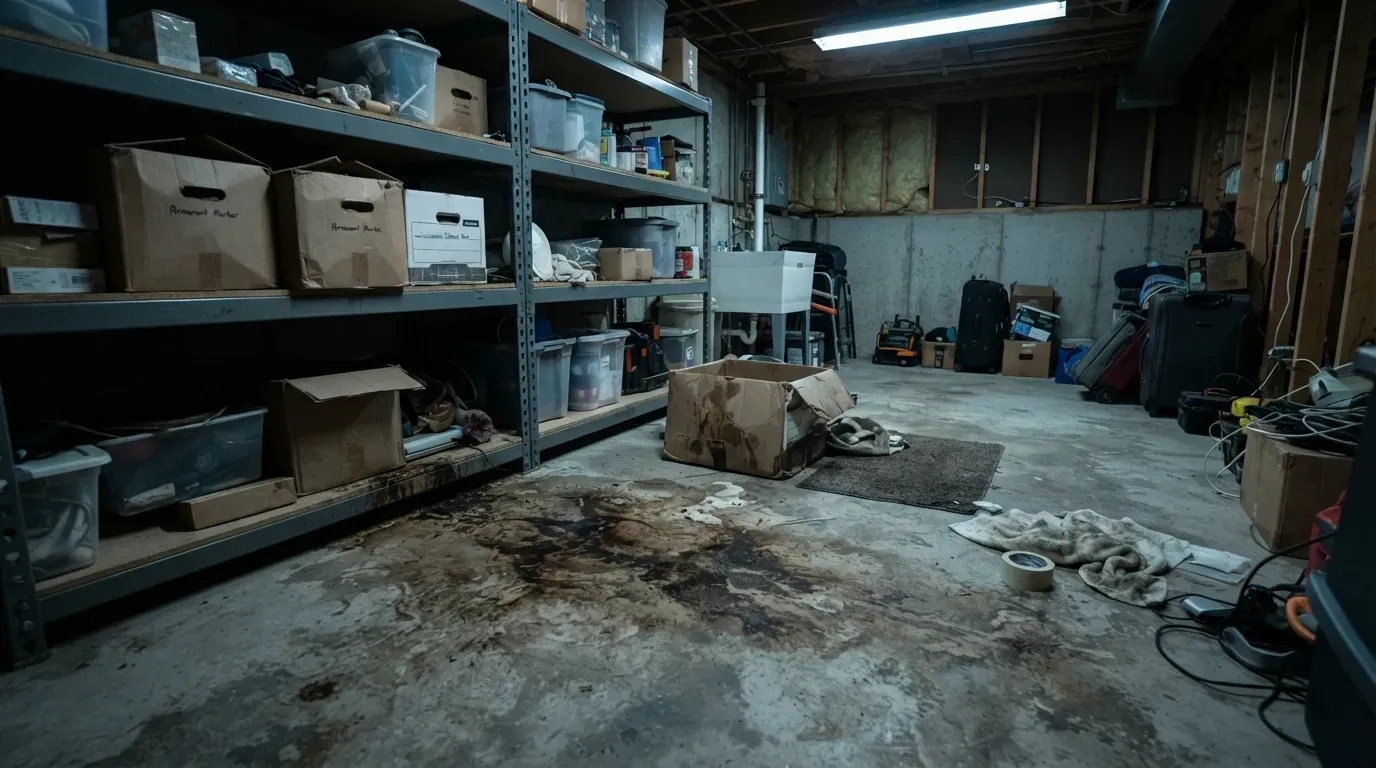 Seattle property before professional crime scene and biohazard cleanup