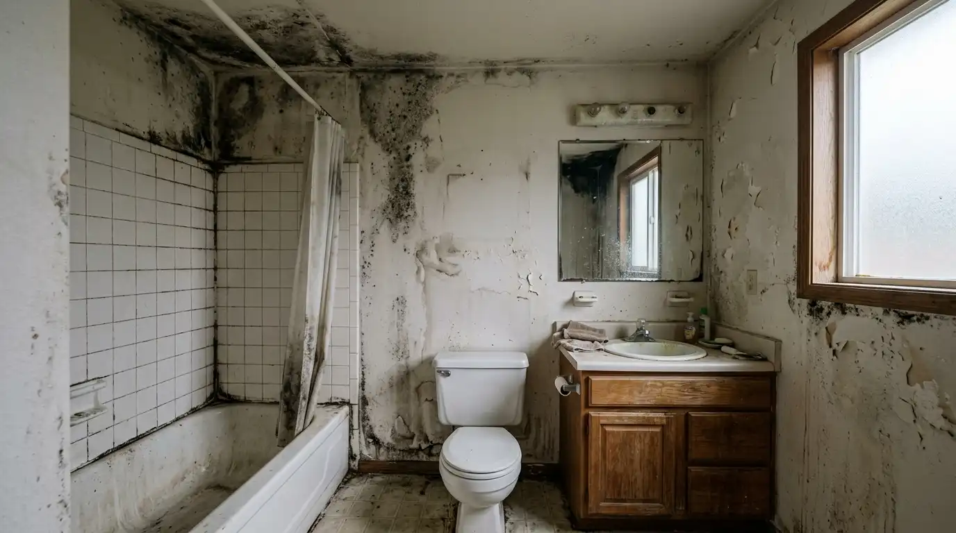 Mold damage after remediation in Seattle