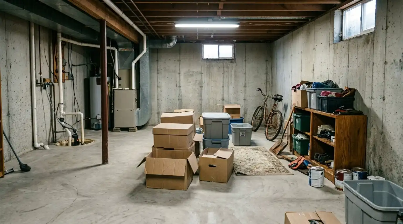 Water damage before restoration in Seattle